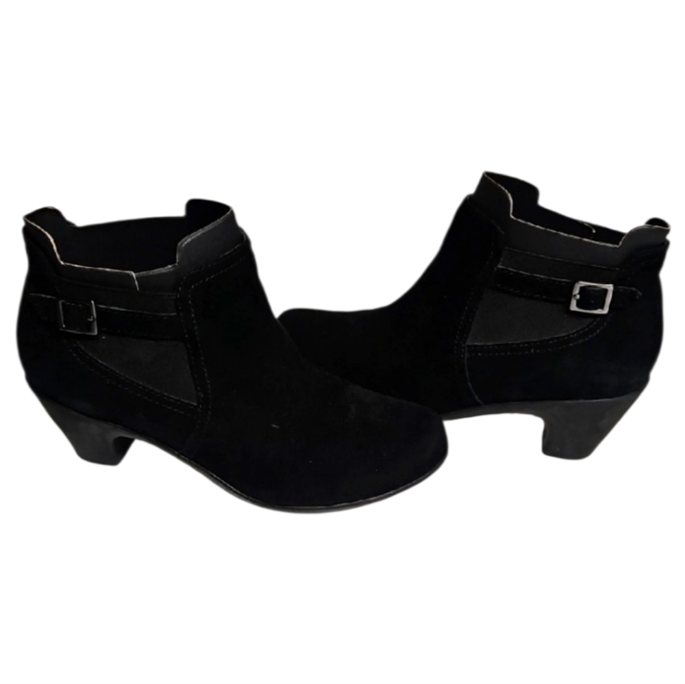 Womens' Evolve EASY SPIRIT Slip On (No Zipper) Ankle Booties 8.5 WW